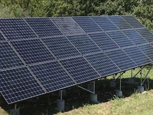 Ground Mount SunPower Solar Array in Adrian, Missouri