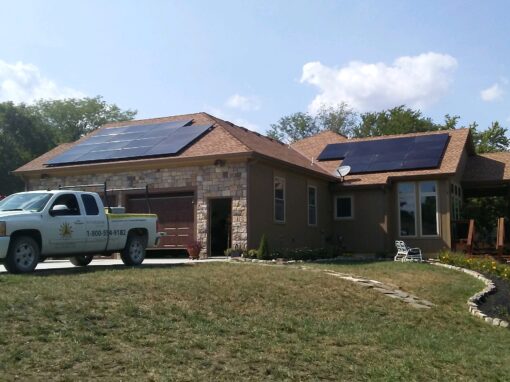 SunPower Residential Home Solar Array in Gardner, Kansas